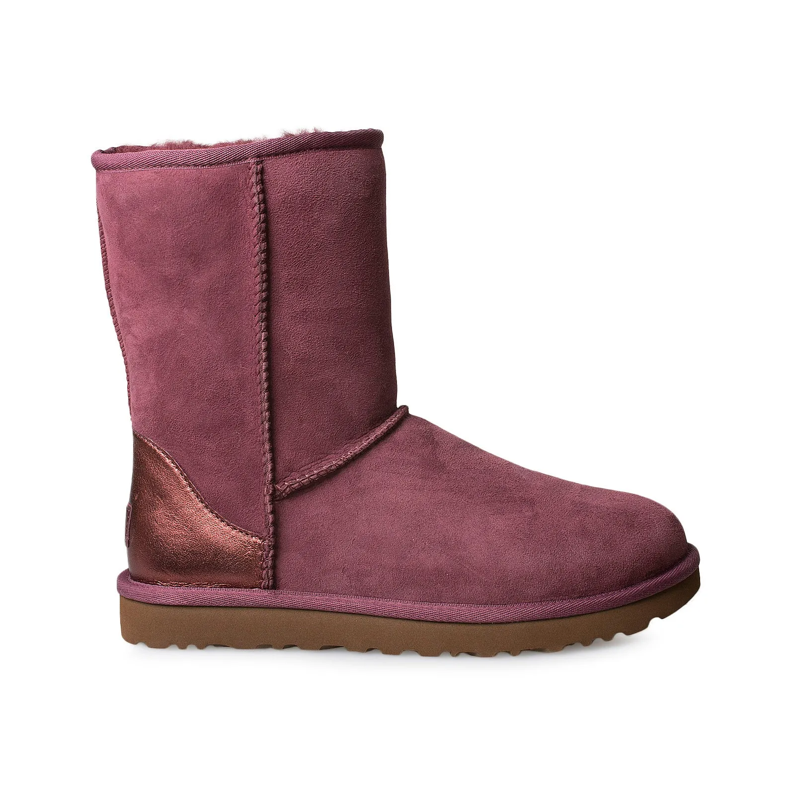 UGG Classic Short II Metallic Wild Grape Boots - Women's