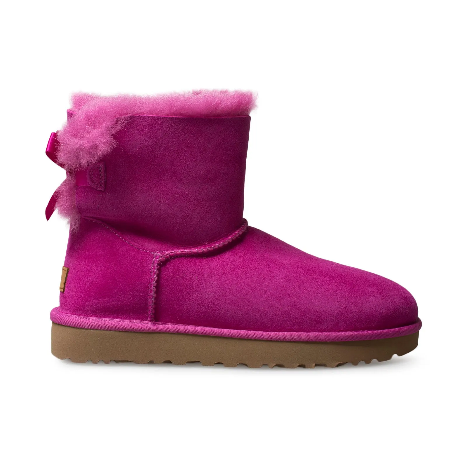 UGG Mini Bailey Bow II Fuchsia Boots - Women's