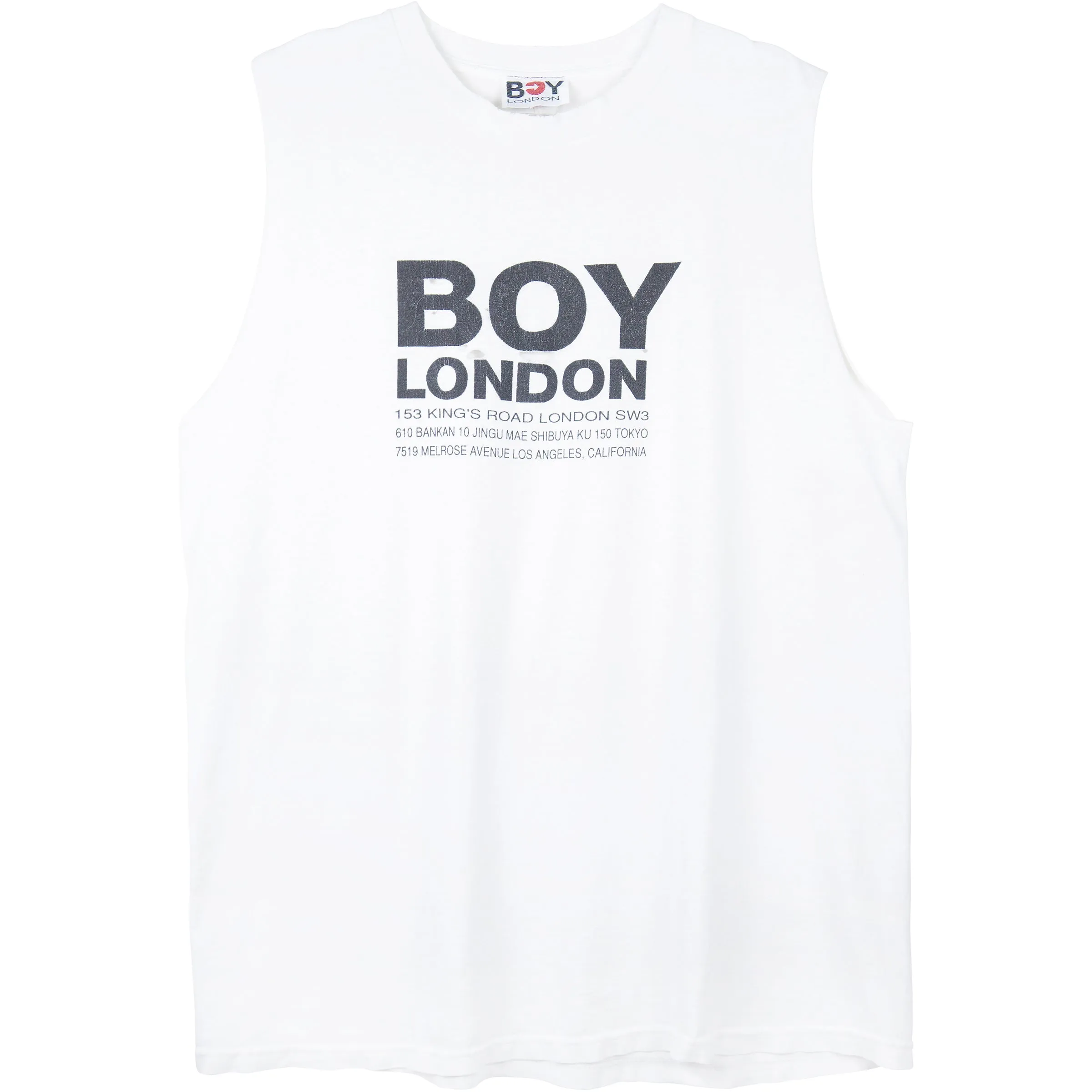 VINTAGE BOY LONDON CUT OFF TEE