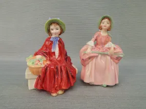 Vintage Royal Doulton Figurines - Set of 2