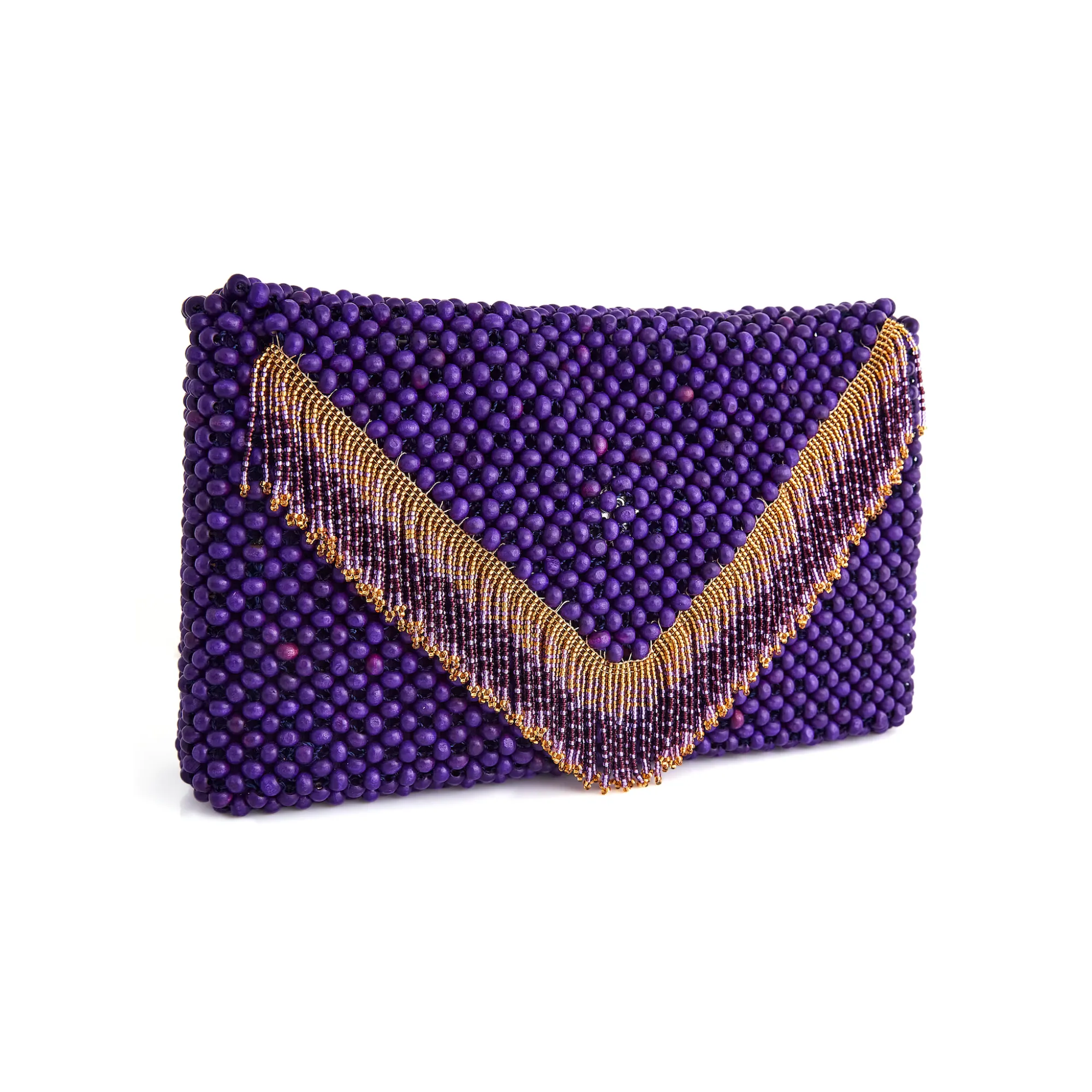 Waterfall Clutch Purple