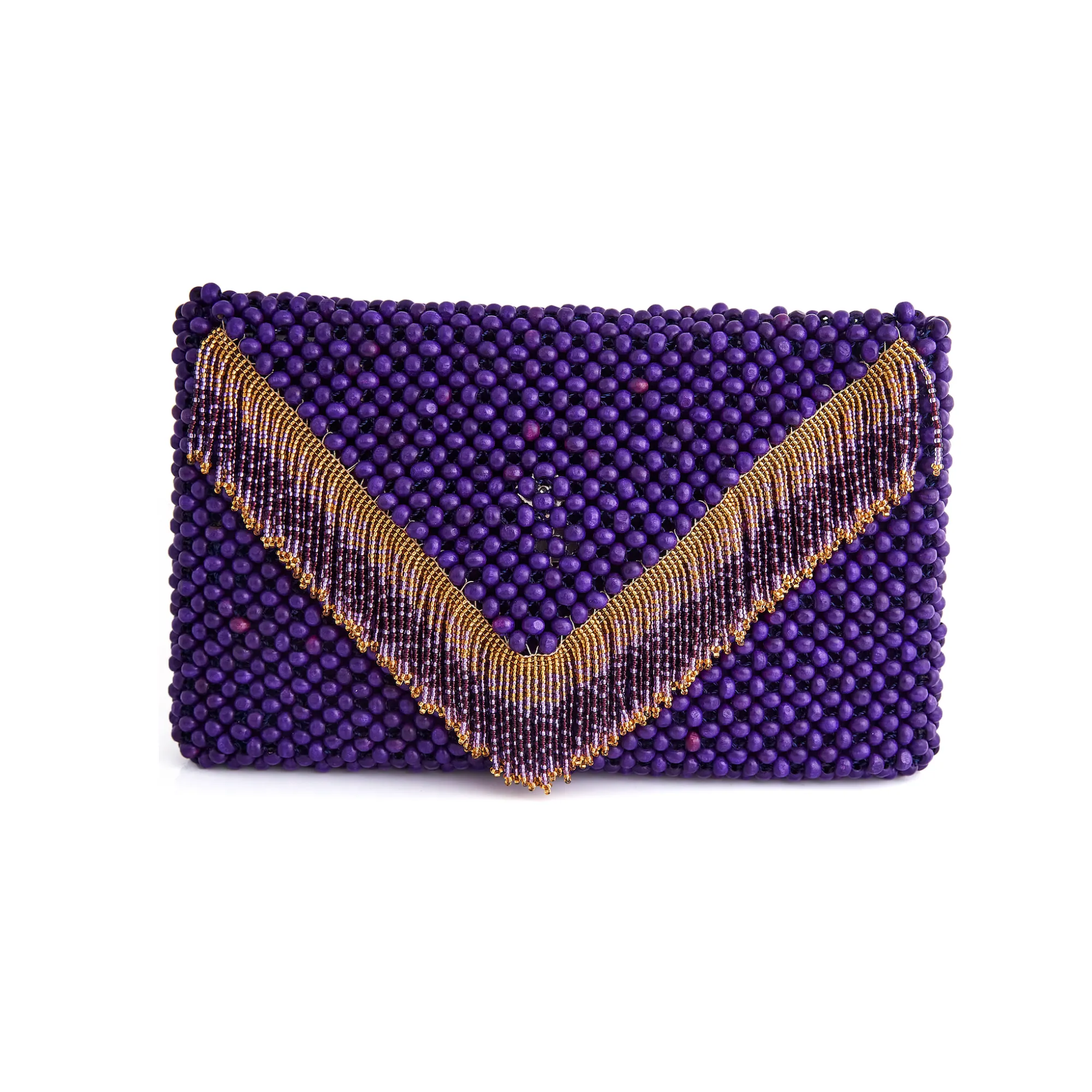 Waterfall Clutch Purple