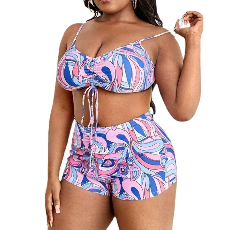 Women Shorts-2 Piece Set