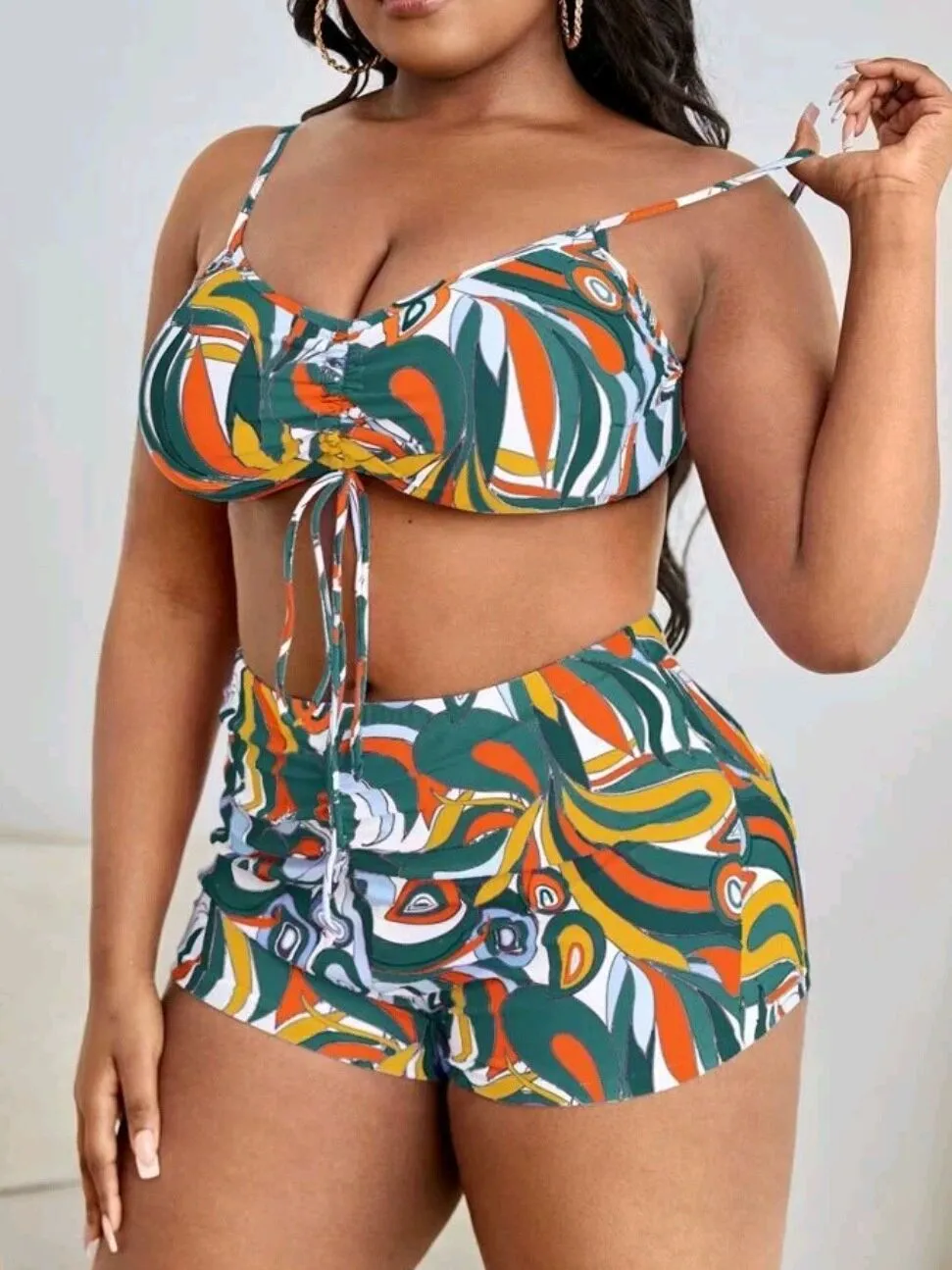 Women Shorts-2 Piece Set