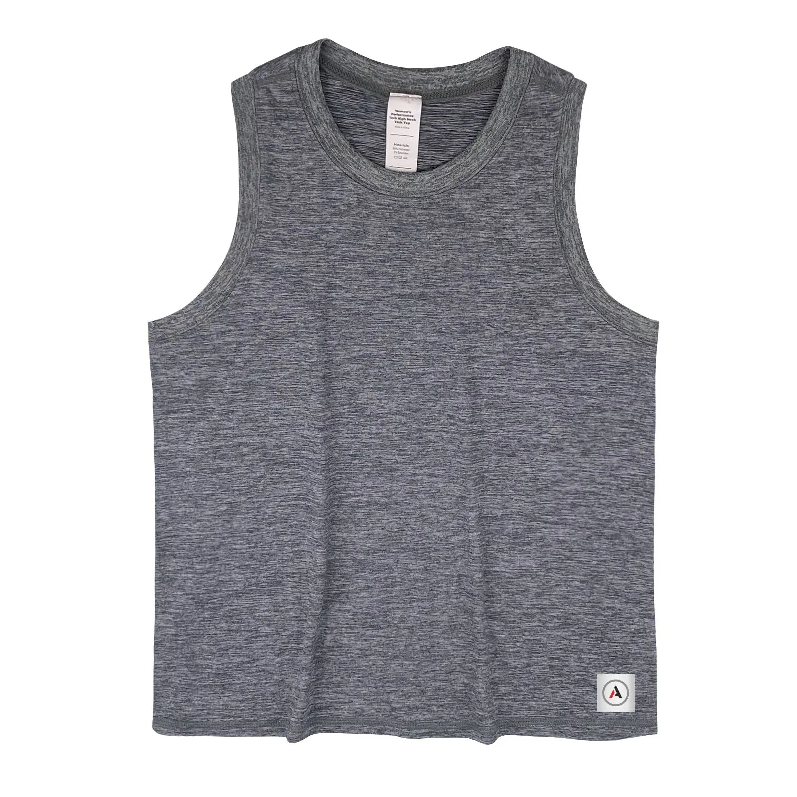 Women's High Neck Crop Tank