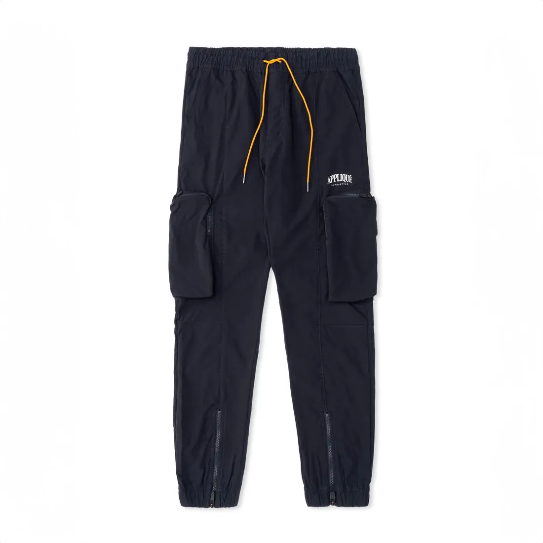 YANCE CARGO ZIP JOGGERS DARK GREY