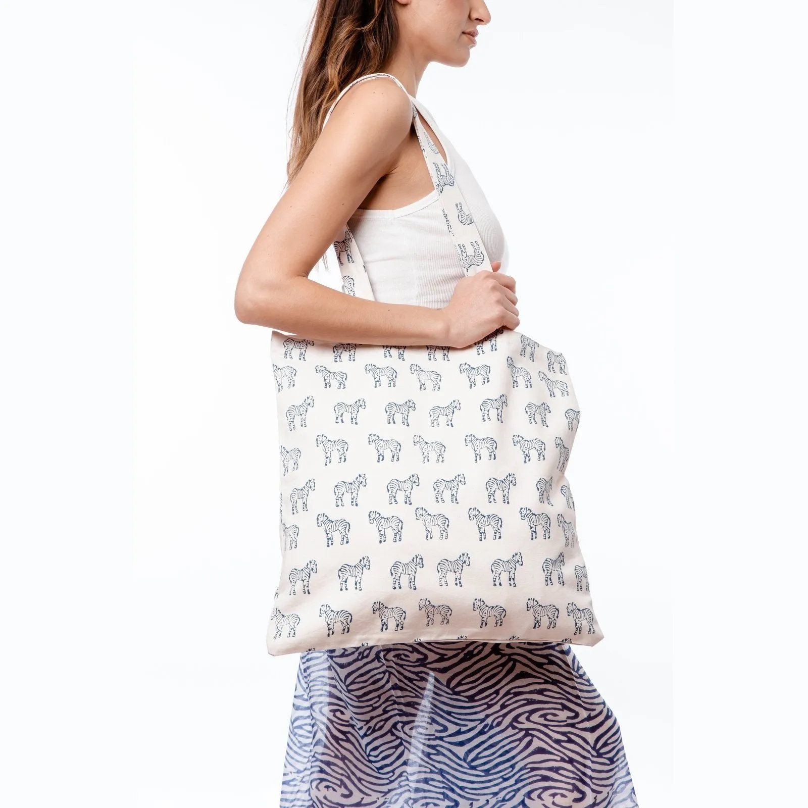 Zebra Tote Bag